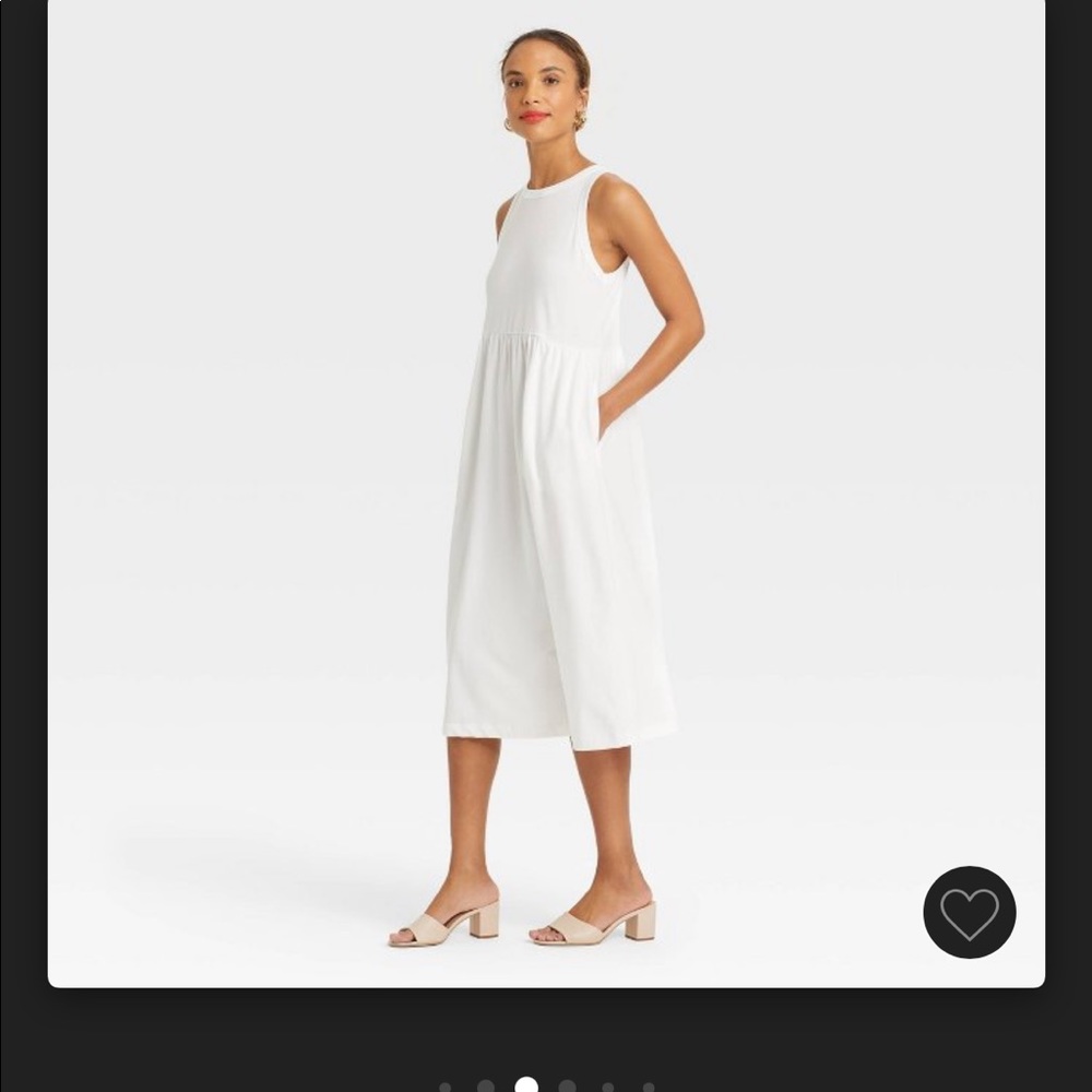 sleeveless knit ballet dress.